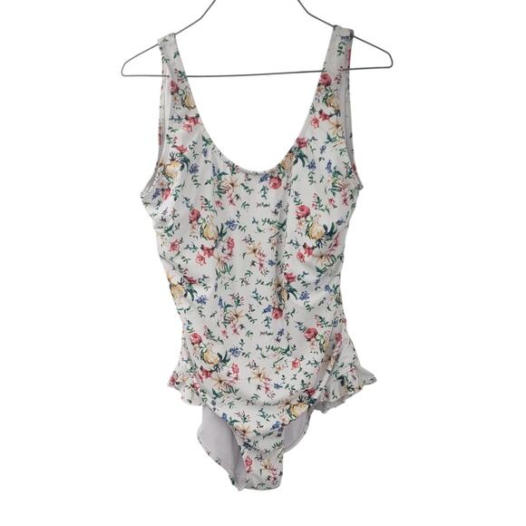 Swim Central Floral Print One-Piece Womens Size Large L - Picture 1 of 4